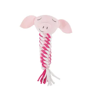 Pig In Blanket Rope Cat Toy