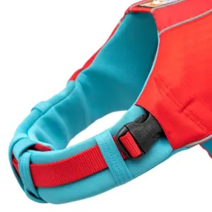 Kurgo Surf n Turf Life Jacket close up of the collar around neck