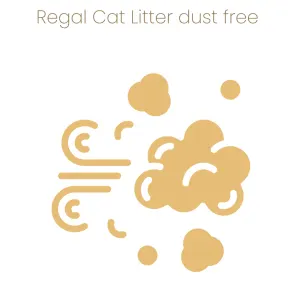 Regal Cat Litter is dust free