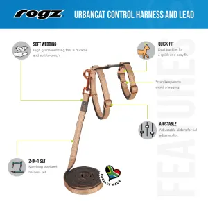 Rogz UrbanCat H-Harness and Lead features