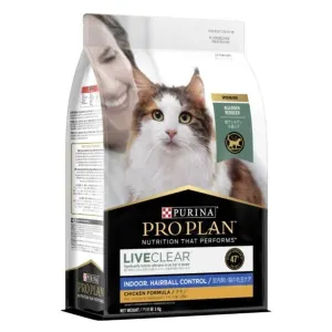 Purina Pro Plan Liveclear Adult Indoor & Hairball Control Cat Food