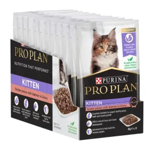 Purina Pro Plan Salmon in Gravy Wet Kitten Food