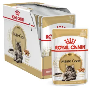 Royal Canin Adult Maine Coon Wet Cat Food in box