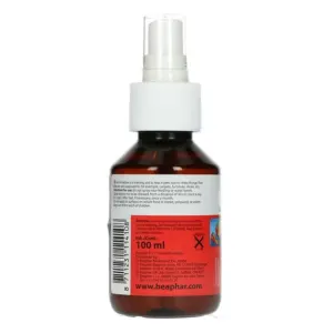 Beaphar Dog Anti-Gnawing Spray packaging on the back of the bottle