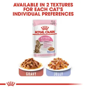 Royal Canin Kitten Sterilised Wet Cat Food - Jelly choice of preferences