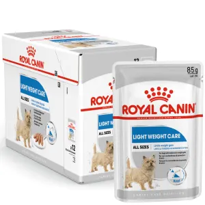 Royal canin light weight care wet dog food pouch