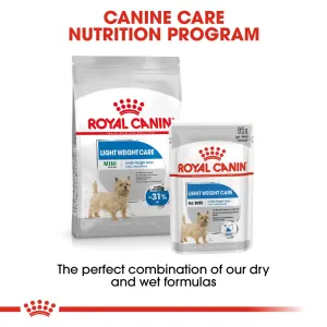 Royal Canin Light Weight Care Wet Dog Food nutritional program