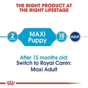 Royal Canin Maxi Puppy Wet Food correct life stage