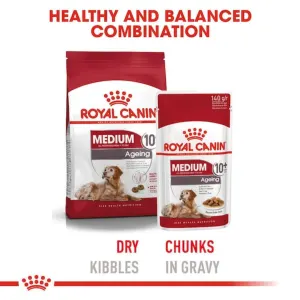 Royal Canin Medium Ageing Wet Dog Food combination