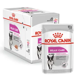 Royal Canin relax care wet dog food pouch