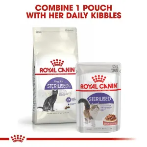Royal Canin Sterilised Adult Wet Cat Food combination