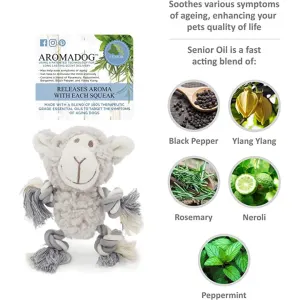 Aromadog Senior Plush Dog Toys For Senior Dogs therapeutic