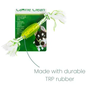 Marltons Canine Clean Dog Toys Dental Rope Bone With TPR Tube with durable tube