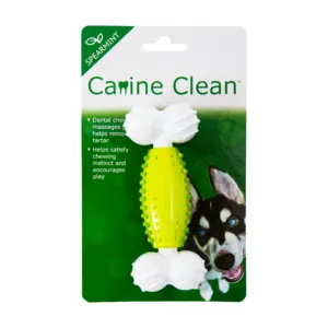 Marltons Canine Clean Dog Toys Nylon Bone With TPR Center