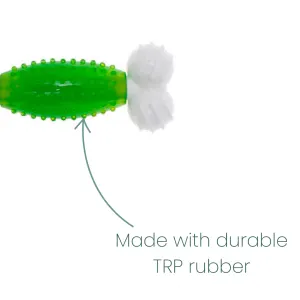 Marltons Canine Clean Dog Toys Nylon Bone With TPR Center is durable