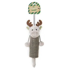Reindeer Cat Christmas Toy with Cardboard Scratcher
