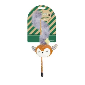 Reindeer Tinsel Christmas Cat Wand