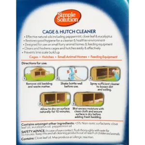 Simple Solution Cage & Hutch Cleaner how to use