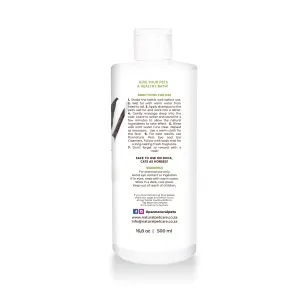 Pannatural Dry Skin Care Shampoo back of bottle