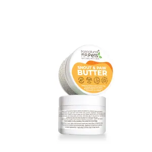 Pannatural Snout & Paw Butter back of packaging