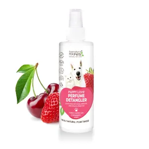 Pannatural Puppy Love Detangler strawberry and cherry