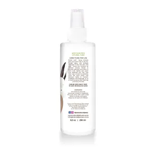 Pannatural Dry Fur Care Detangler back of bottle