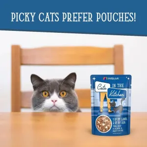 Weruva 1 If By Land 2 If By Sea Wet Cat Food picky cats prefer pouches