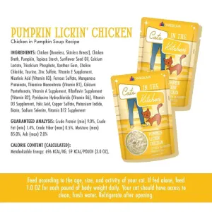 Weruva Pumpkin Lickin' Chicken Soup for Cats analytical constituents