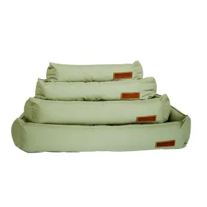 Huntlea Dog Koletto Bolster Bed green colour, with all four sizes