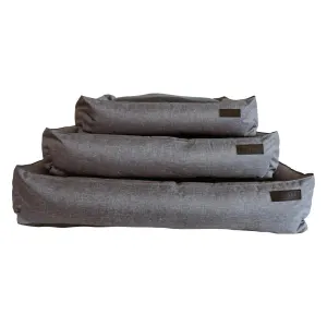 Huntlea Dog Urban Bolster Bed grey with 3 sizes