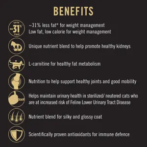 Purina Pro-plan Weight Loss Sterilized Dry Adult Cat Food with added benefits