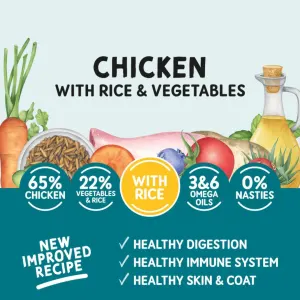 Naturo Chicken with Rice and Vegetables Wet Adult Dog Food Benefits
