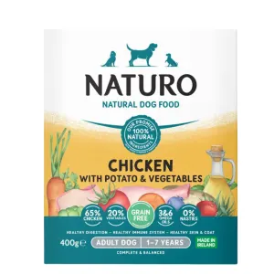 Naturo Grain Free Chicken with Potato and Vegetable Adult Wet Dog Food