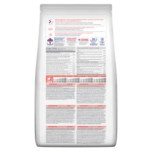 Hill’s Puppy Perfect Digestion Large Breed Dry Dog Food back of pack