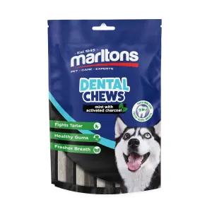 Marltons Dental Dog Chew Treats with Mint & Charcoal