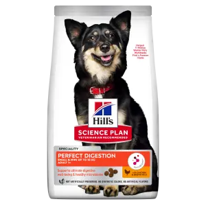 Hill’s Perfect Digestion Adult Small & Mini Dry Dog Food front of pack