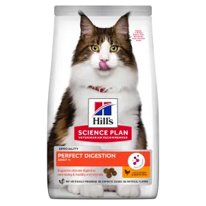 Hill’s Perfect Digestion Adult Dry Cat Food front of pack