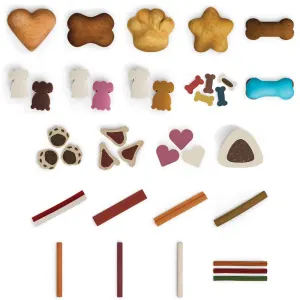 different treats that comes with the box of assorted treats