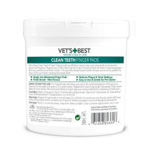 Vet's Best Finger Wipes back packshot