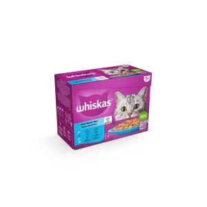Whiskas Wet Adult Cat Food In Jelly - Fish Favourites
