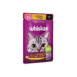 Whiskas senior cat food pouch