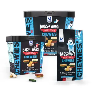 treats in their diff packaging