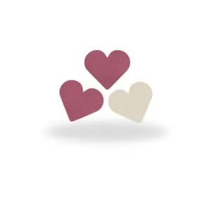 heart shaped treats
