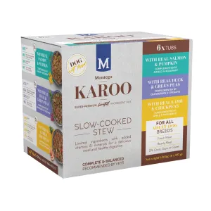 Karoo Dog Adult All Breed Duck, Salmon & Lamb Multipack