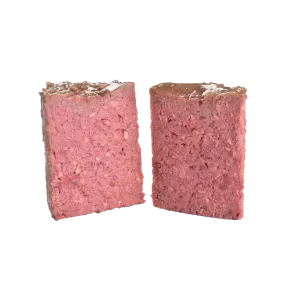 Out of pack Chicken and hearts wet dog food loaf