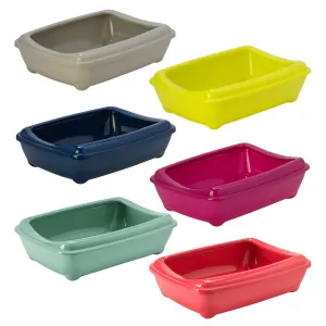 Arist-O-Tray Cat Litter Tray with Rim