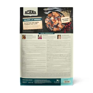 Acana Cat Bountiful Catch Adult Cat Recipe back of packaging