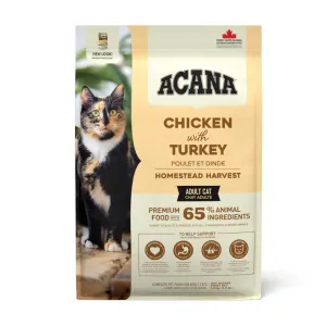 Acana Cat Homestead Harvest Adult Cat Recipe food in bag