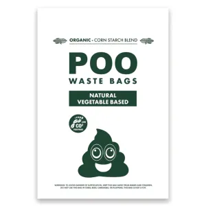Natural vegetable based poo waste bags