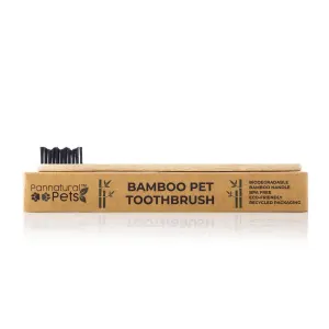 Pannatural Eco-Friendly Bamboo Toothbrush for Dogs and Cats